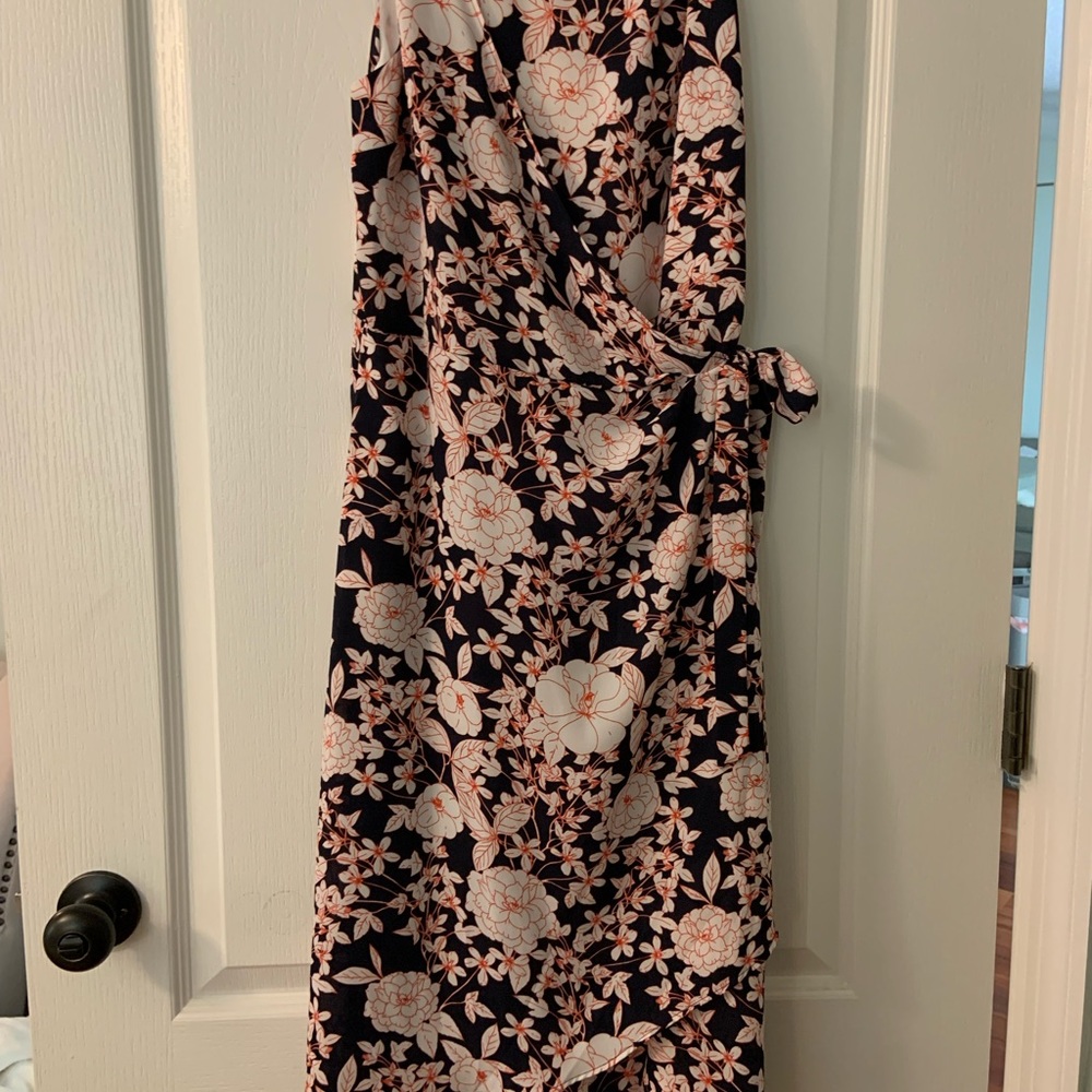 Banana Republic faux wrap midi dress Size 2